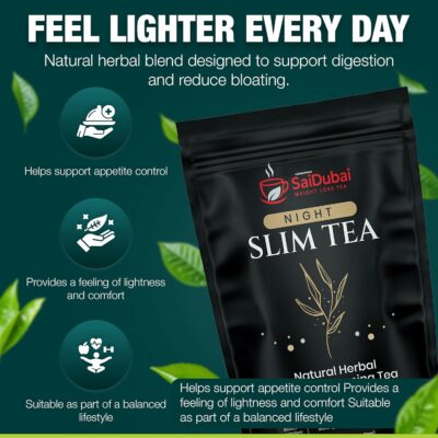 Premium Detox Tea Kit Herbal Slim Tea Duo 28 Morning Vitality Bags