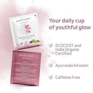 Purely Yours Organic Glow Brew Age Defence Herbal Tea 100% Organic