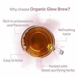 Purely Yours Organic Glow Brew Age Defence Herbal Tea 100% Organic