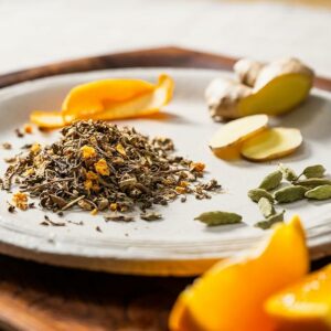 Rishi Tea Cinnamon Tulsi Spice Herbal Tea Organic Caffeine Free 15 Sachet Bags