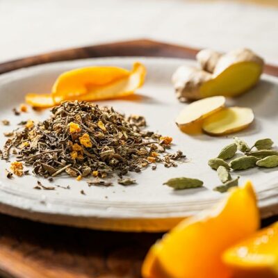 Rishi Tea Cinnamon Tulsi Spice Herbal Tea Organic Caffeine Free 15 Sachet Bags