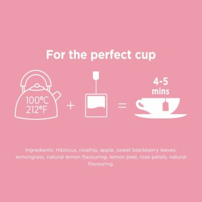 Taylors of Harrogate Rose Lemonade Infusion 20 Teabags