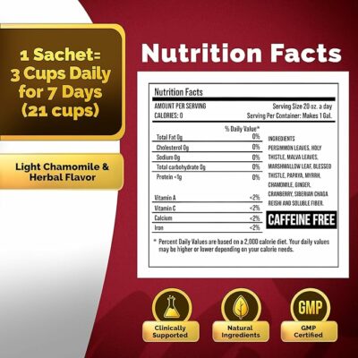 Te Divina Slimming Detox Tea for 7 days Herbal Tea for Weight Management