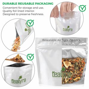 Tealyra Orange Lemonade Hibiscus Lemongrass Herbal Fruity Loose Leaf Tea Blend