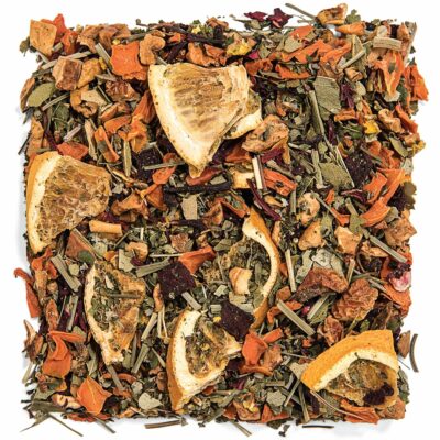 Tealyra Orange Lemonade Hibiscus Lemongrass Herbal Fruity Loose Leaf Tea Blend