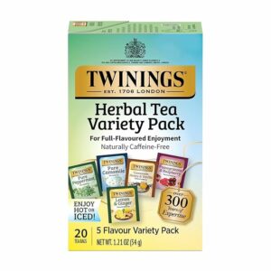 Twinings Herbal Tea Variety Pack 20 Count Pack of 1 Formerly Assorted Herbal