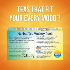 Twinings Herbal Tea Variety Pack 20 Count Pack of 1 Formerly Assorted Herbal