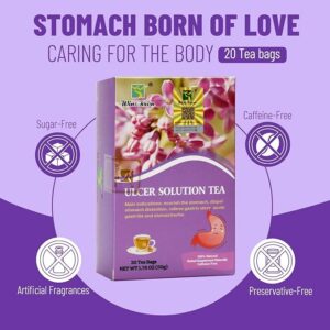 Wins Town Ulcer Solution Tea Regulate Gastritis Stomachache 20 Tea Bags Halal