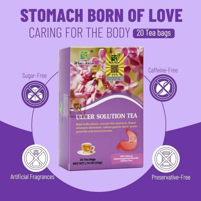 Wins Town Ulcer Solution Tea Regulate Gastritis Stomachache 20 Tea Bags Halal