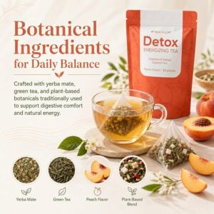 Liver & Kidney Detox Tea Gut Health Support Herbal Tea 30 Tea Bags