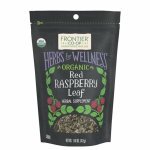 Frontier Co-op Organic Cut and Sifted Red Raspberry Leaf Tea 1.48oz