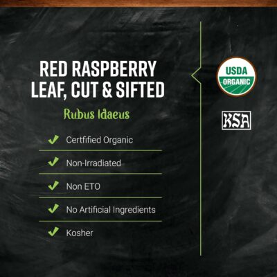 Frontier Co-op Organic Cut and Sifted Red Raspberry Leaf Tea 1.48oz