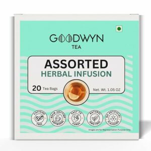 Goodwyn Turmeric Ginger Cinnamon Tea & Assorted Herbal Infusion 50 Total Tea Bags