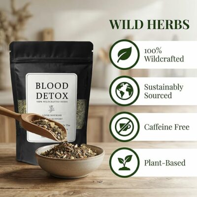 Healing Garden Blood Detox Jamaican Tea Loose Leaf 170g Bag