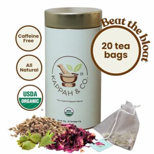 Kappah Fennel Tea Bags Organic Supports Digestion and Reduces Bloating 25 Teabags