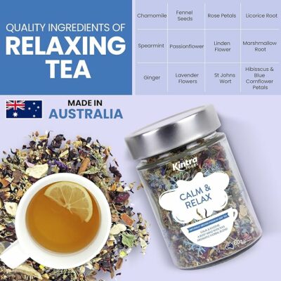 Kintra Foods Calm & Relax Loose Leaf Herbal Blend 60g