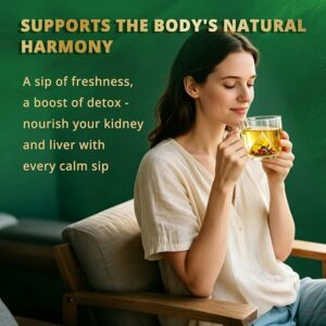 Liver & Kidney Detox Cleanse Herbal Tea 11 Herbal Ingredients 15 Teabags