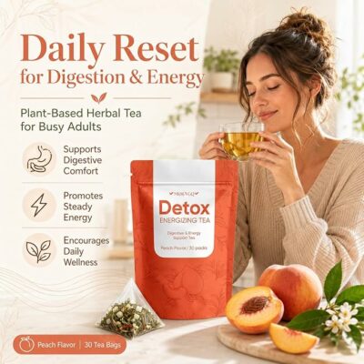 Liver & Kidney Detox Tea Gut Health Support Herbal Tea 30 Tea Bags