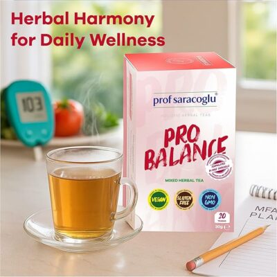 Prof Saracoglu Pro Balance Mixed Herbal Tea Blood Pressure Support Tea 20 Teabags