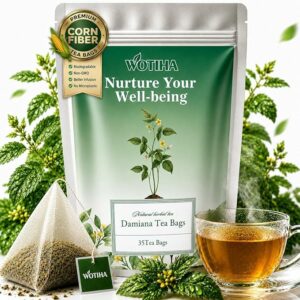 WOTIHA Damiana Tea 100% Pure Turnera diffusa 35 Tea Bags