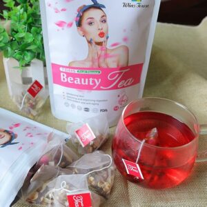 Wins Town 7 Days Beauty Herbal Tea for Brightening and Smoothing Skin 14 Teabags