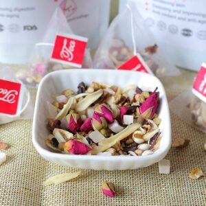 Wins Town 7 Days Beauty Herbal Tea for Brightening and Smoothing Skin 14 Teabags