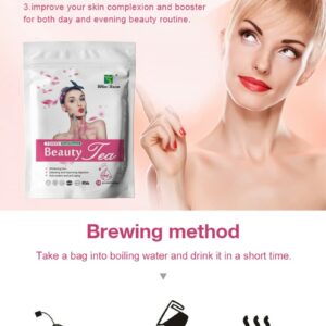 Wins Town 7 Days Beauty Herbal Tea for Brightening and Smoothing Skin 14 Teabags