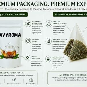 AVYROMA Premium Organic Peppermint Tea 30 Teabags