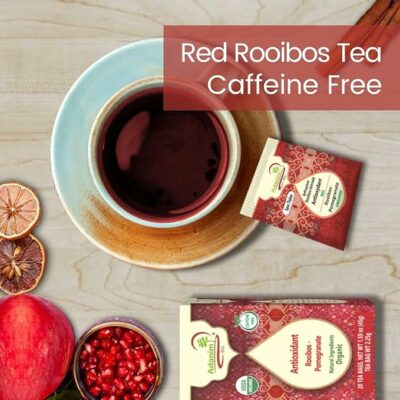Adanim Bio Organic Rooibos Pomegranate Tea Bags Caffeine Free 20 Teabags