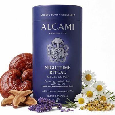 Alcami Elements Night Time Ritual Tea Chamomile & Lavender Herbal Tea Bags 30 Teabags
