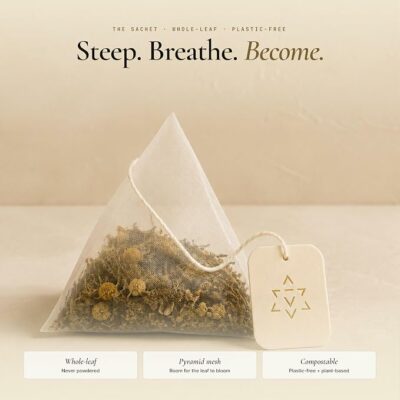 Alcami Elements Night Time Ritual Tea Chamomile & Lavender Herbal Tea Bags 30 Teabags