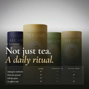 Alcami Elements Night Time Ritual Tea Chamomile & Lavender Herbal Tea Bags 30 Teabags