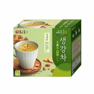 Damtuh Korean Ginger Tea Powder 15 Sticks Traditional Instant Ginger Tea