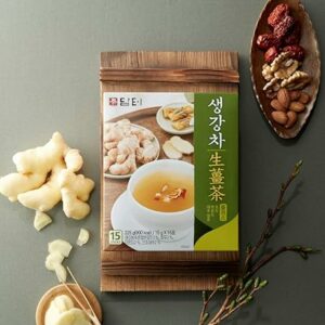 Damtuh Korean Ginger Tea Powder 15 Sticks Traditional Instant Ginger Tea