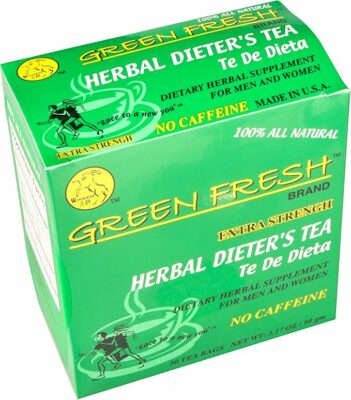 Green Fresh Extra Strength Herbal Dieters Tea 30 Teabags
