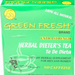 Green Fresh Extra Strength Herbal Dieters Tea 30 Teabags