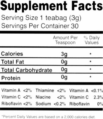 Green Fresh Extra Strength Herbal Dieters Tea 30 Teabags
