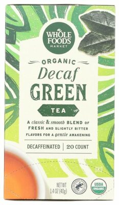 Whole Foods Market Tea Green Decaf Organic 20 Teabags