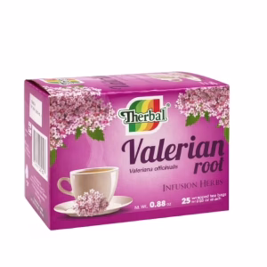 Therbal Valerian Root Herbal Tea Bags 25 Count