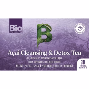 Bio Nutrition Acai Cleansing Detox Tea 30 Bags Gentle Weight Management