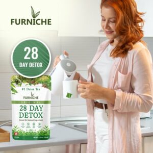 Detox Tea Natural Herbal Cleanse Tea for Metabolism 28 Days Serving