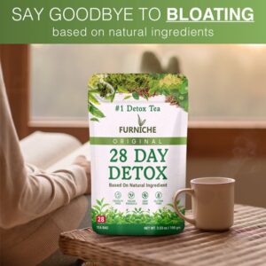 Detox Tea Natural Herbal Cleanse Tea for Metabolism 28 Days Serving