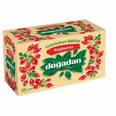 Dogadan Rose Hip Herbal Tea 20 Tea Bags