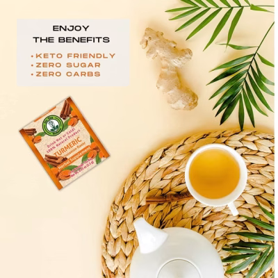 Dr. TEA Turmeric Herbal Tea Cinnamon Flavor 20 Tea Bags