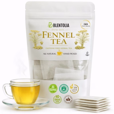 Fennel Seed Tea 30 Teabags Herbal Tea for Digestion Bloating & Wellness