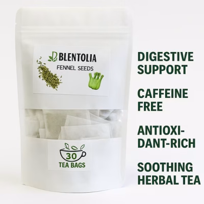 Fennel Seed Tea 30 Teabags Herbal Tea for Digestion Bloating & Wellness
