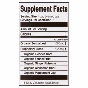 Great Value Organic Cleanse Tea Bags 16 Count