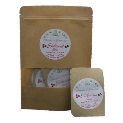 Hibiscus Rose Premium Organic Herbal Tea 12 Tea Bags