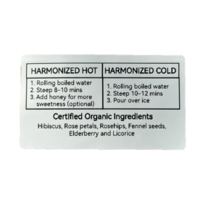 Hibiscus Rose Premium Organic Herbal Tea 12 Tea Bags