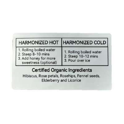 Hibiscus Rose Premium Organic Herbal Tea 12 Tea Bags